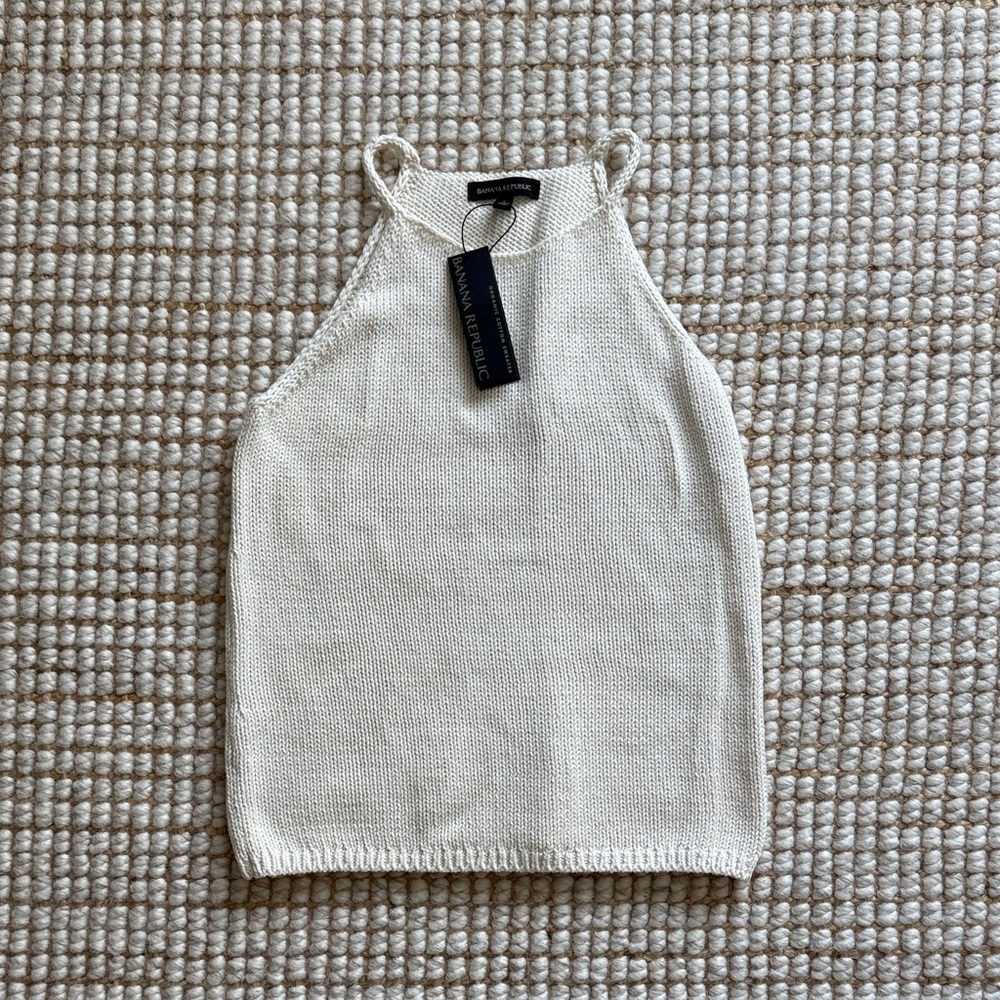 BRAND NEW Banana Republic Knit Halter Top